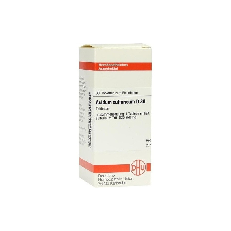 ACIDUM SULF D30, 80 ST – PZN 4201362