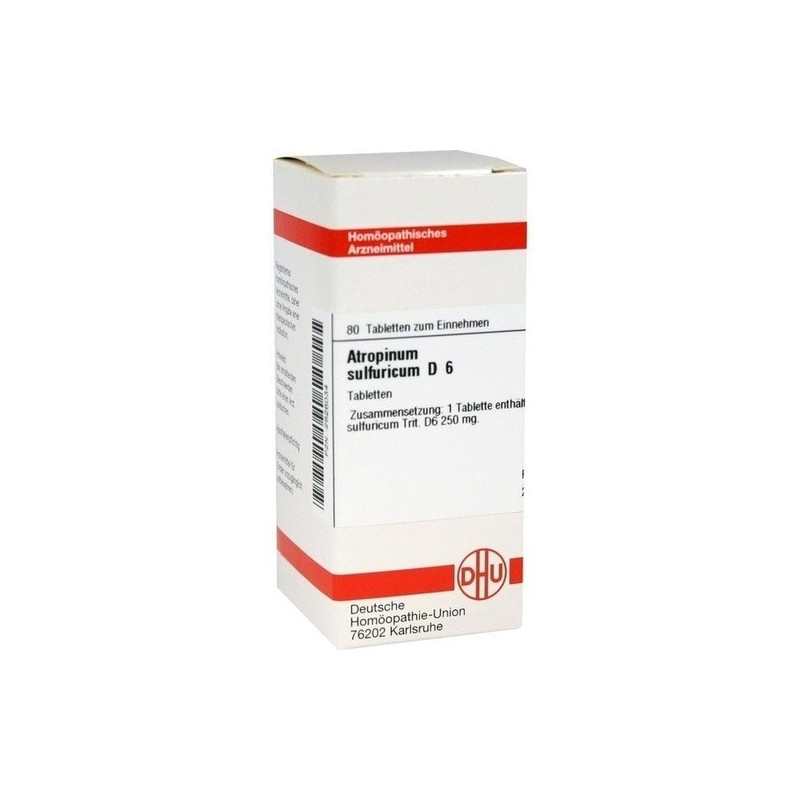 ATROPINUM SULF D 6, 80 ST – PZN 2626034