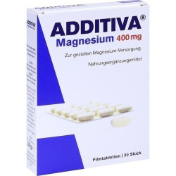 ADDITIVA Magnesium 400mg Filmtabletten, 30 ST – PZN 6139325