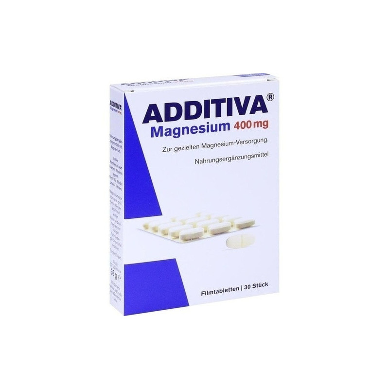 ADDITIVA Magnesium 400mg Filmtabletten, 30 ST – PZN 6139325