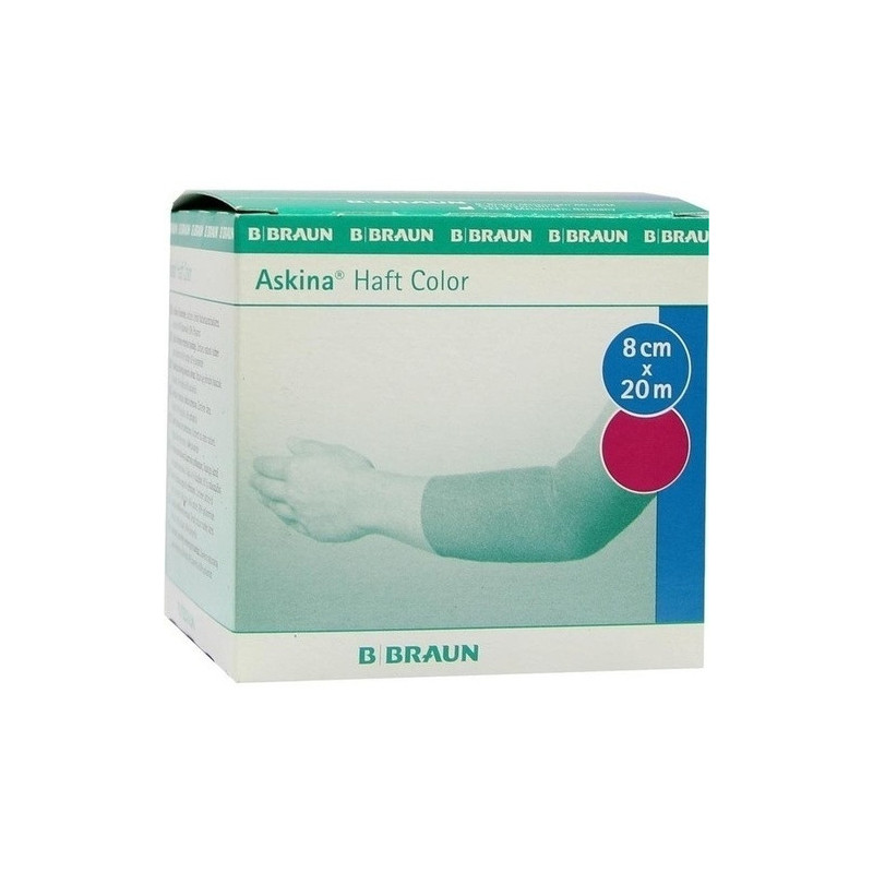 Askina Haft Color pink 8cmx20m, 1 ST – PZN 7343499