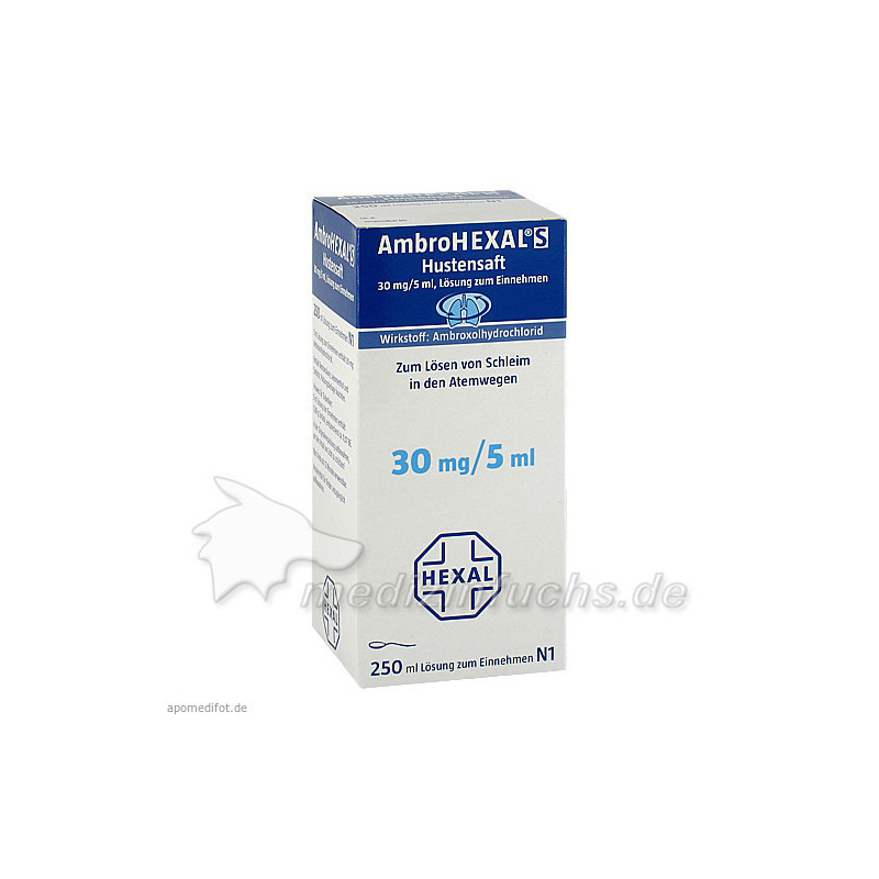 AmbroHEXAL S Saft, 250 ML – PZN 839205