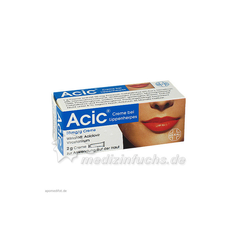 Acic Creme bei Lippenherpes, 2 G – PZN 8654310