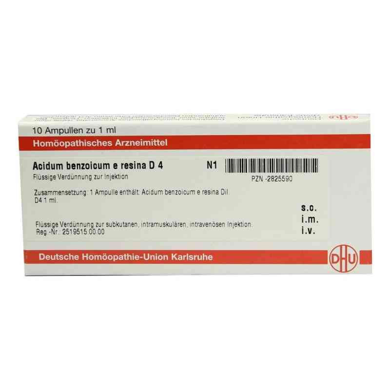 Acidum Benzoicum E.res. D 4 Ampullen (10X1 ml) – PZN 2825590