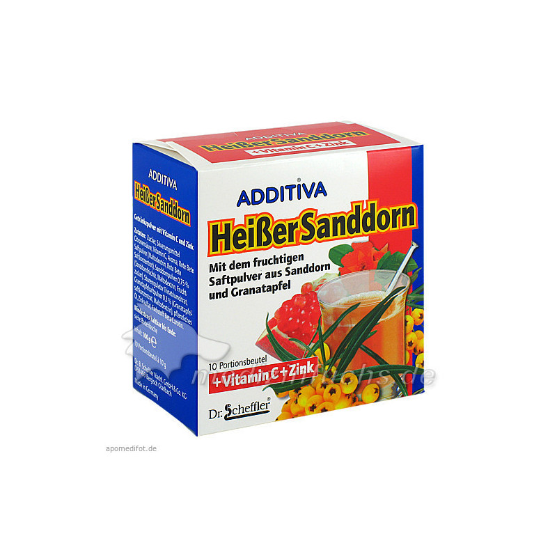ADDITIVA Heisser Sanddorn, 10X10 G – PZN 9752612