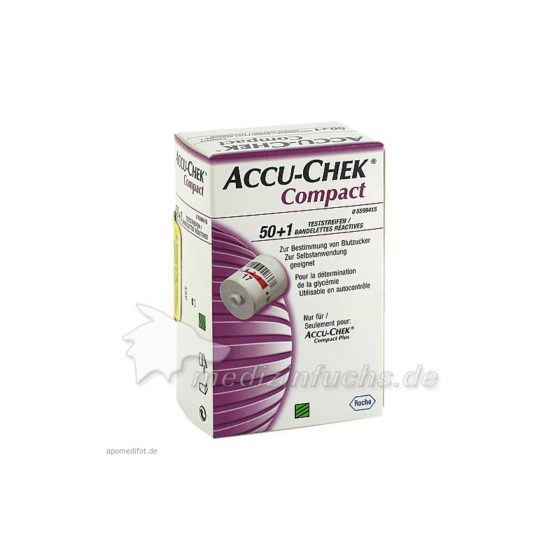 Accu-Chek Compact Teststreifen, 51 ST – PZN 8877524