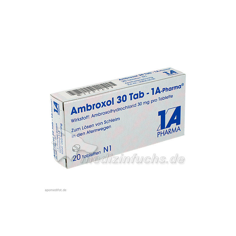 Ambroxol 30 Tab-1A Pharma, 20 ST – PZN 3201609