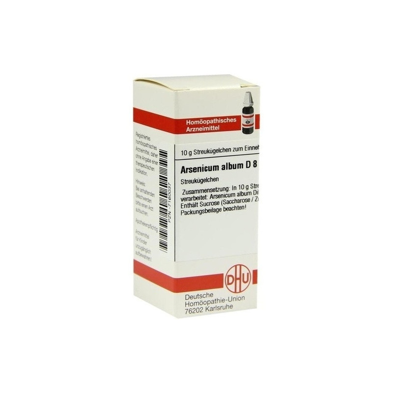 ARSENICUM ALB D 8, 10 G – PZN 7160037