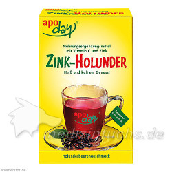 apoday Holunder Vitamin C + Zink o. Zuckerzusatz, 10X10 G – PZN 4826688