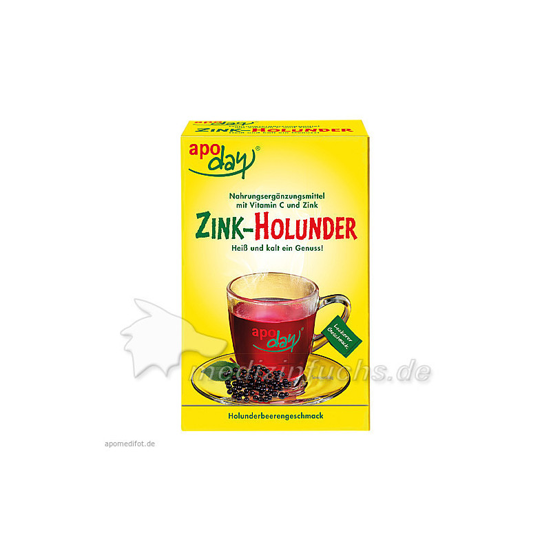 apoday Holunder Vitamin C + Zink o. Zuckerzusatz, 10X10 G – PZN 4826688
