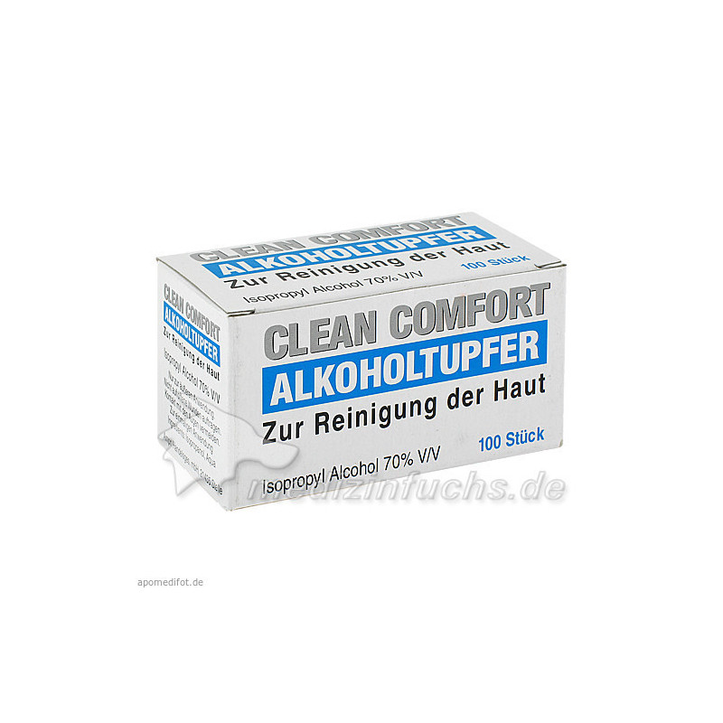 Alkoholtupfer 3x6cm steril, 100 ST – PZN 8514684