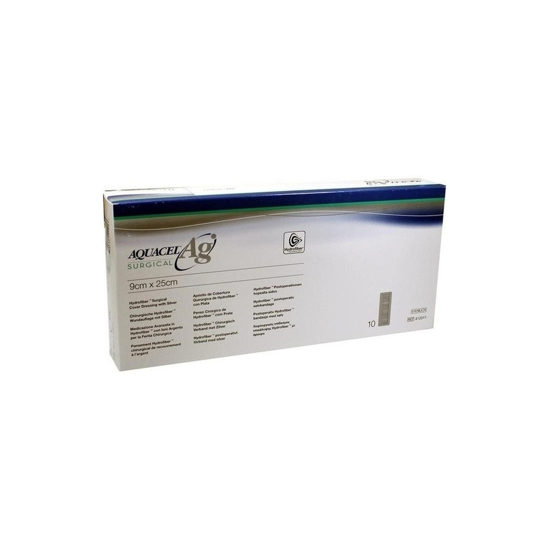 AQUACEL Ag Surgical 9x25cm, 10 ST – PZN 382680