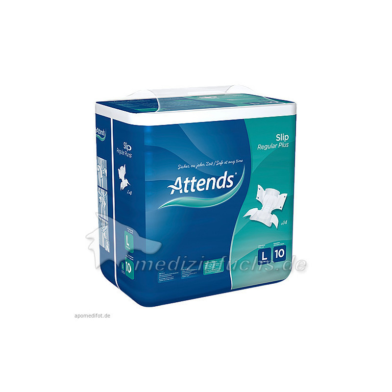 Attends Slip Regular Plus 10 Large, 14 ST – PZN 2738075