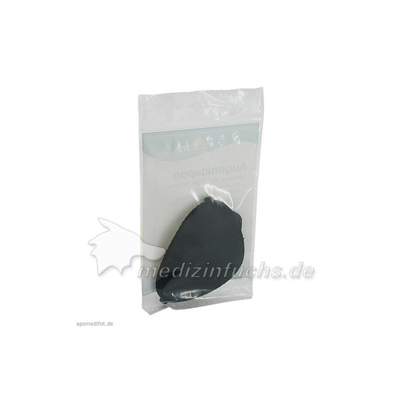 Augenklappe schwarz mit Gummiband, 1 ST – PZN 2556948
