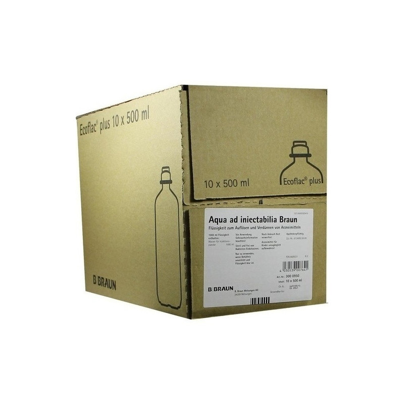AQUA AD INJECT ECOFLAC PLUS, 10X500 ML – PZN 8609321