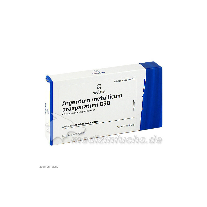 ARGENTUM MET PRAEP D30, 8 ST – PZN 1617955
