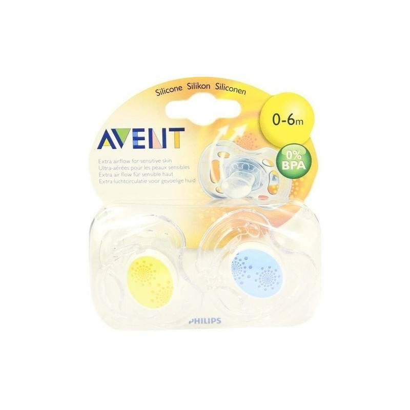 AVENT SCHNULLER FREEFLOW TREND 0-6M BPA-FREI, 2 ST – PZN 5505242