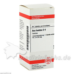 ASA FOETIDA D 4, 80 ST – PZN 1758911