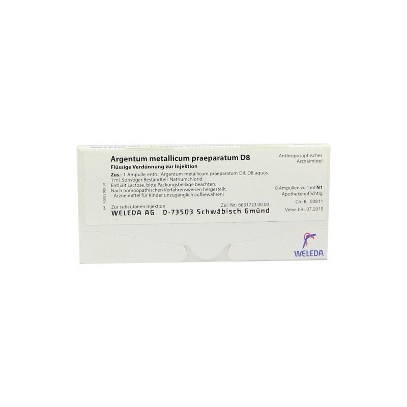 ARGENTUM MET PRAEP D 8, 8 ST – PZN 1617889