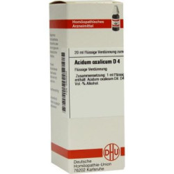 Acidum Oxalicum D 4 Dilution (20 ml) – PZN 2605233