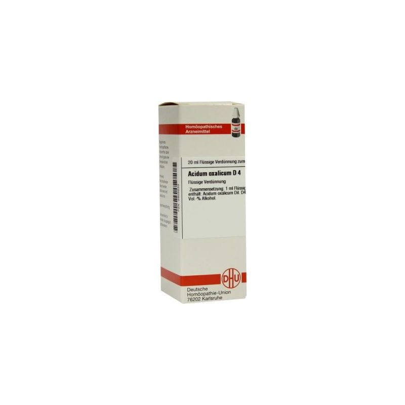 Acidum Oxalicum D 4 Dilution (20 ml) – PZN 2605233