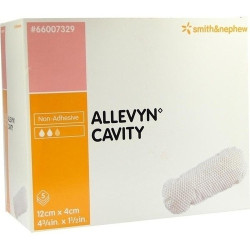 ALLEVYN CAVITY 12X4 CM, 5 ST – PZN 4537056