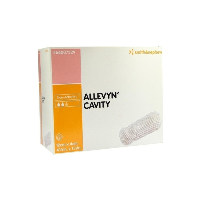 ALLEVYN CAVITY 12X4 CM, 5 ST – PZN 4537056