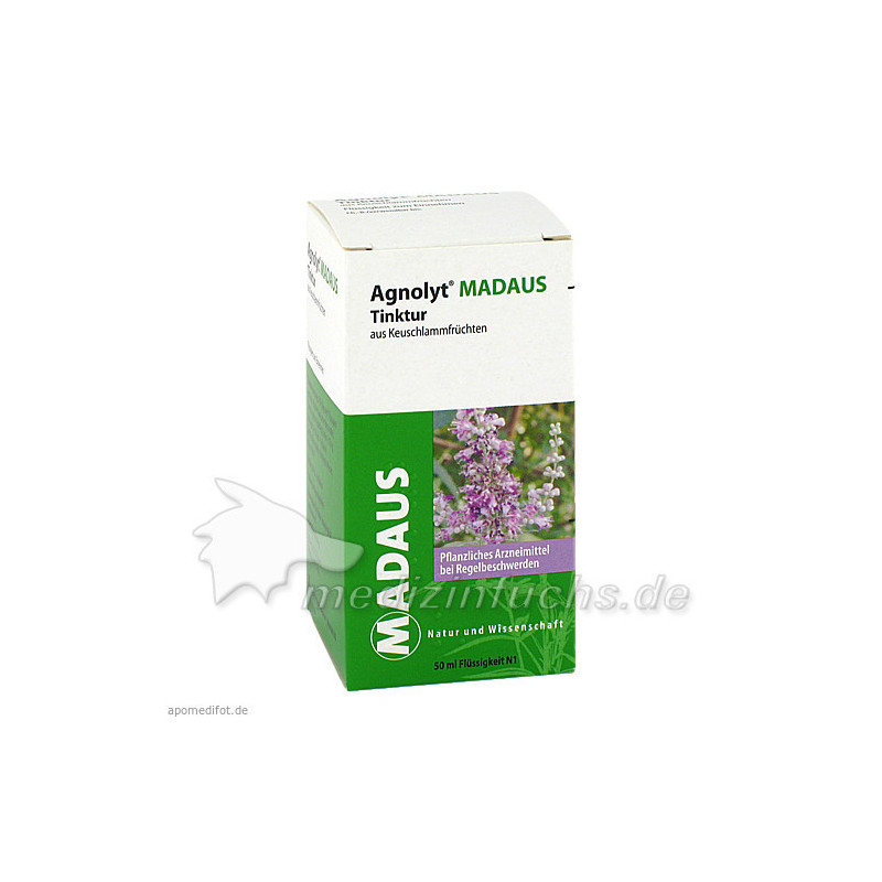 AGNOLYT Madaus Tinktur aus Keuschlammfrüchten, 50 ML – PZN 9704671