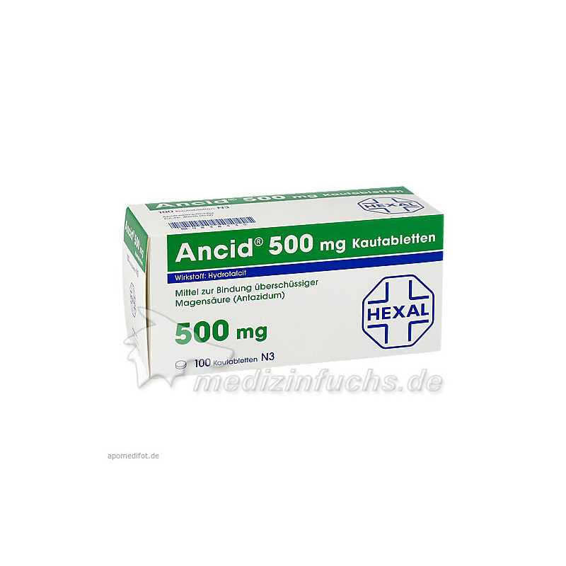 Ancid 500mg, 100 ST – PZN 838335