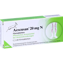AESCUSAN 20mg N, 20 ST – PZN 9121225
