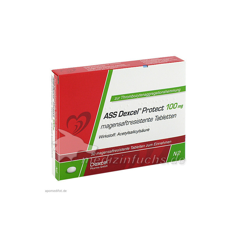 ASS Dexcel Protect 100mg, 50 ST – PZN 9318790