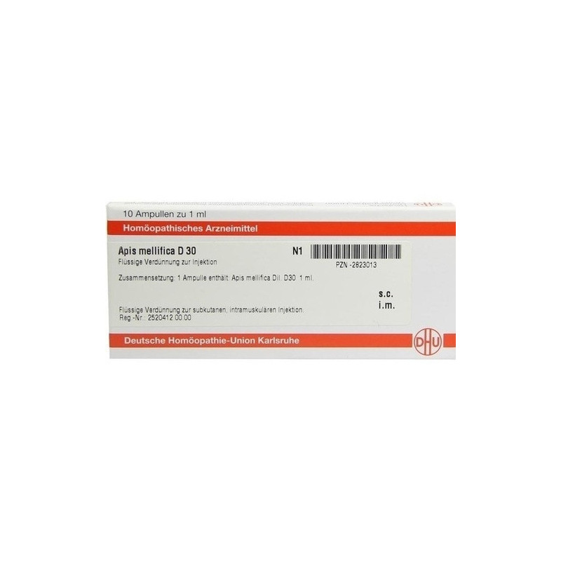 APIS MELLIFICA D 30 Ampullen, 10X1 ML – PZN 2823013
