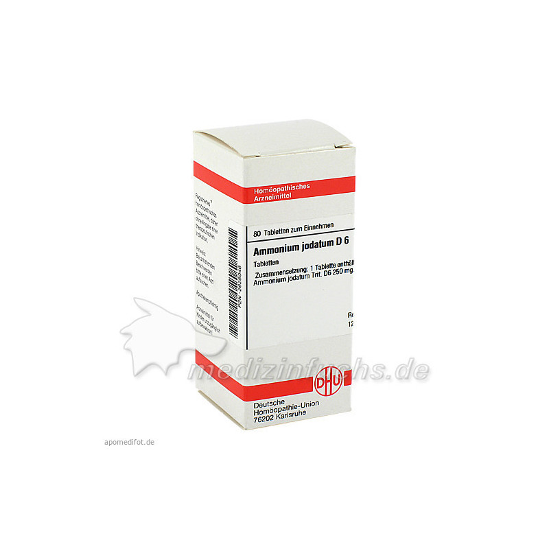 AMMONIUM JODAT D 6, 80 ST – PZN 2625046