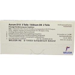 AURUM D10 STIBIUM D 8, 8X1 ML – PZN 1619173