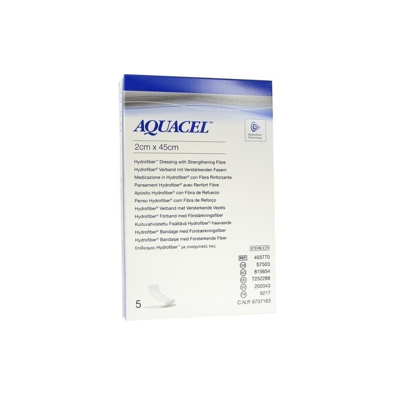 AQUACEL HYDROsorption Tamponade 2x45cm, 5 ST – PZN 7252288