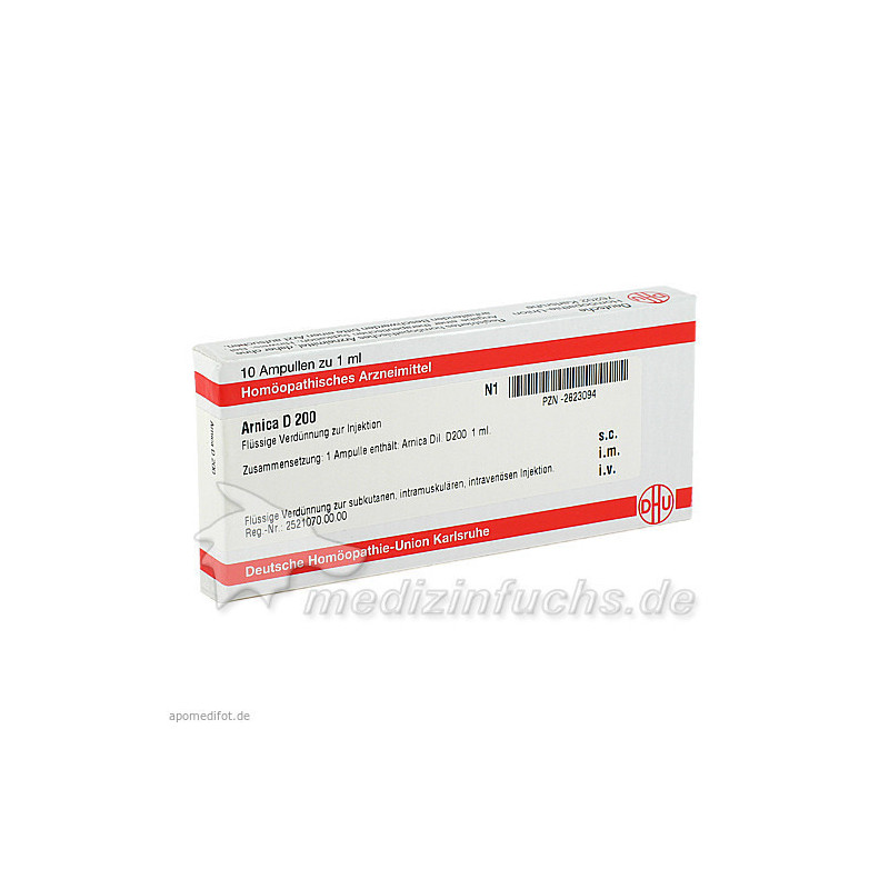 ARNICA D200, 10X1 ML – PZN 2823094