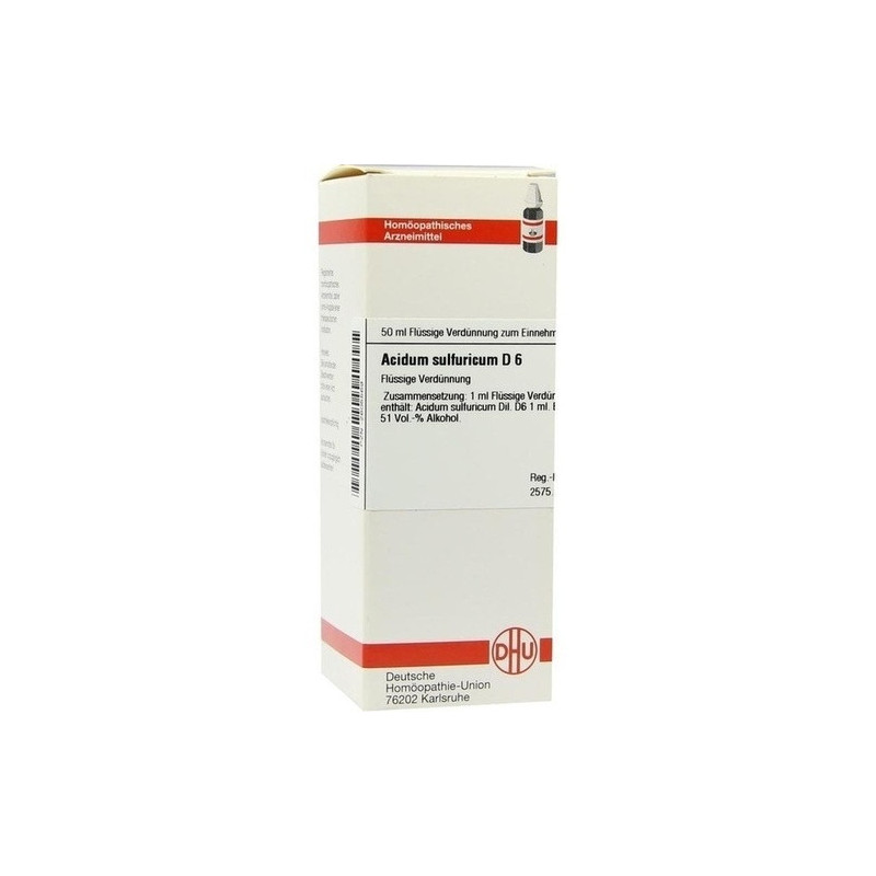 ACIDUM SULF D 6, 50 ML – PZN 2605569