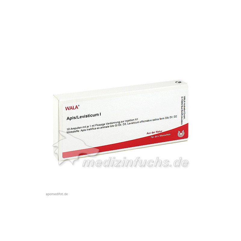 Apis/Levisticum I, 10X1 ML – PZN 447646