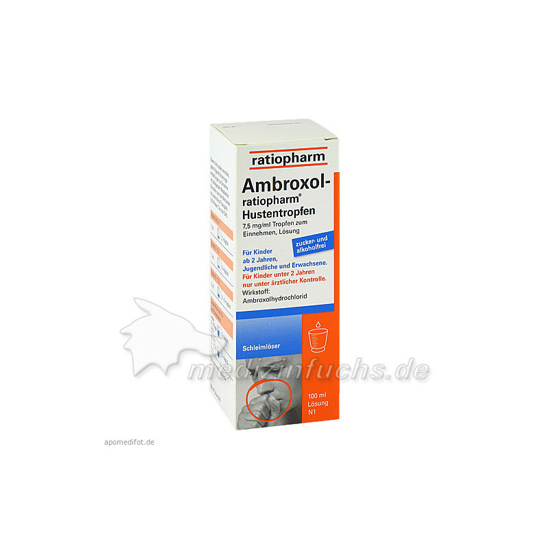 Ambroxol-ratiopharm Hustentropfen, 100 ML – PZN 563097