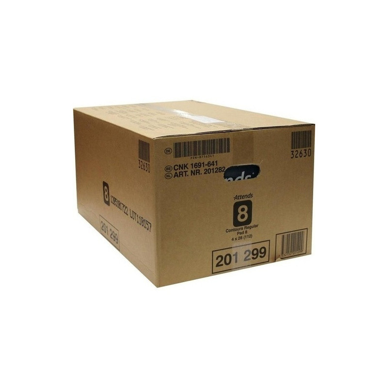 Attends Contours Regular 8 Vorlage, 4X28 ST – PZN 8756341