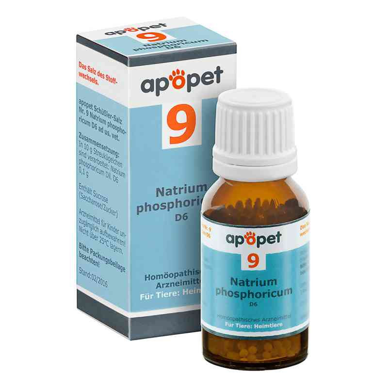 Apopet Schüssler-salz Nummer 9  Natrium phosphoricum D  6 veteri (12 g) – PZN 11685691