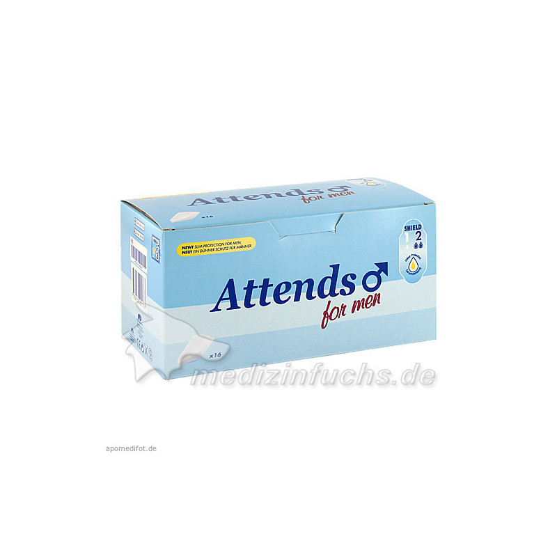 Attends for men Shield 2 Box, 16 ST – PZN 2414964