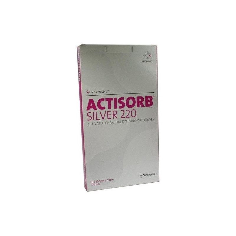 ACTISORB 220 Silver 19.0x10.5cm steril, 10 ST – PZN 1666712