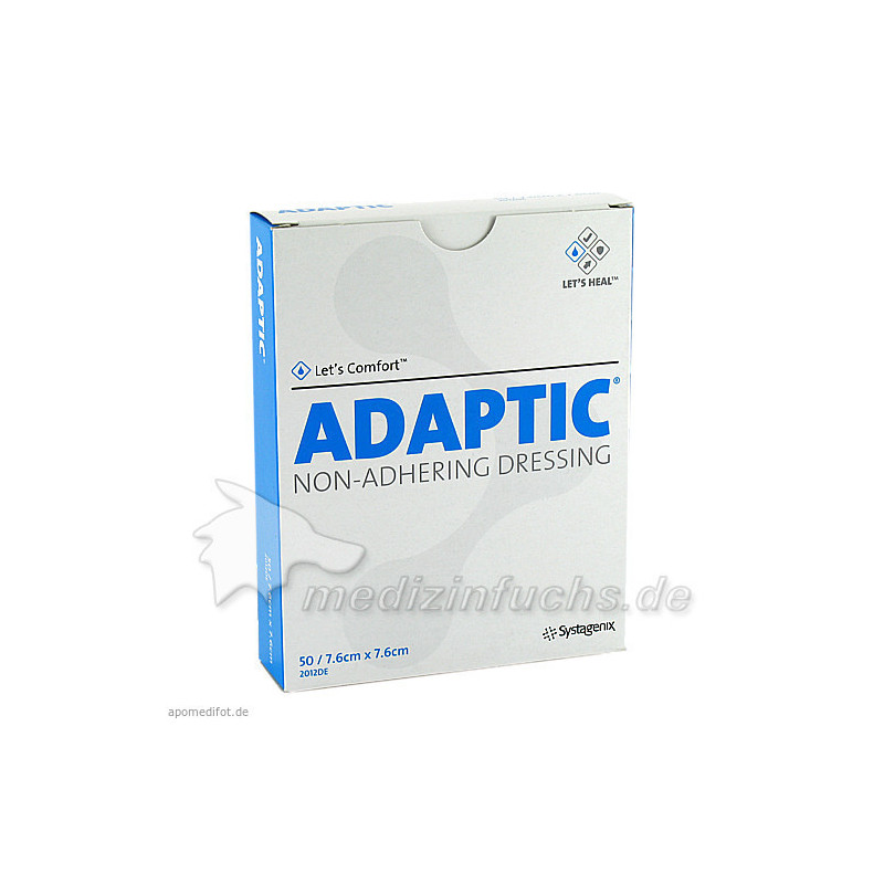 ADAPTIC 7.6X7.6 2012, 50 ST – PZN 4589188