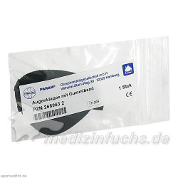 AUGENKLAPPE M GUMMIBAND, 1 ST – PZN 2689632