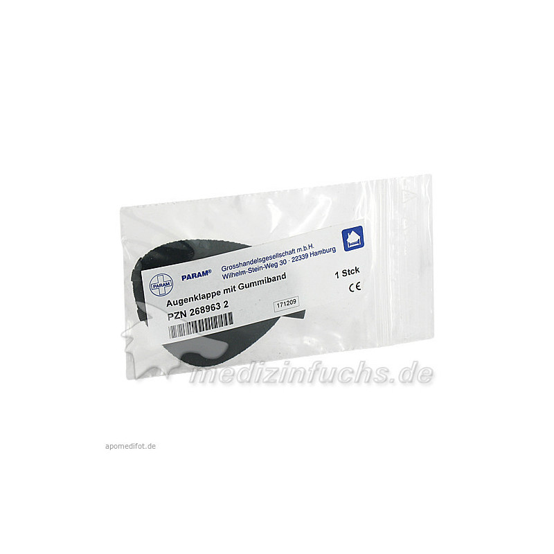 AUGENKLAPPE M GUMMIBAND, 1 ST – PZN 2689632