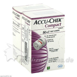 ACCU-CHEK Compact Teststreifen, 102 ST – PZN 9064697