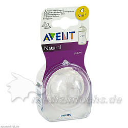 Avent Naturnah-Sauger 0m+ Monate, 2 ST – PZN 9435202