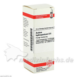 ACIDUM HYDROCYANIC D 6, 20 ML – PZN 4200753
