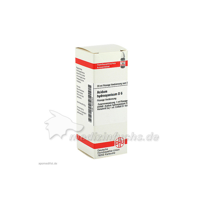 ACIDUM HYDROCYANIC D 6, 20 ML – PZN 4200753